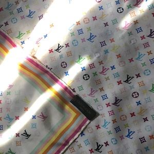 Louis Vuitton 100% silk scarf